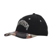 Zwarte Triangle Snapback Gebogen Klep Pet Propaganda , Black , Heren