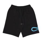 Zwarte Logo Sweatshorts Propaganda , Black , Heren