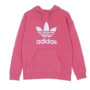 Rose Tone Lichtgewicht Hoodie met Kangoeroezak Adidas , Pink , Dames