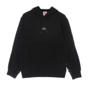 Zwarte Hoodie met Crest Kappa , Black , Heren