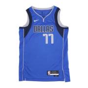 Luka Doncic NBA Icon Edition Jersey Nike , Blue , Heren