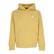 Club Fleece Hoodie Sweatshirt met Lange Mouwen Nike , Yellow , Heren