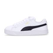 Suede Lage Schoen Wit/Zwart Puma , White , Heren