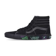 Hoge Top Skate Schoen Zwart Vans , Black , Heren