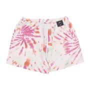 Relaxed Print Witte Shorts Vans , Multicolor , Dames