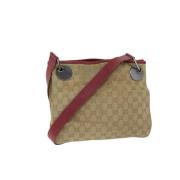 Pre-owned Canvas gucci-bags Gucci Vintage , Beige , Dames