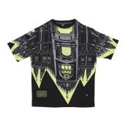 Milan Cathedral Print Tee Zwart/Limoen Dolly Noire , Multicolor , Here...