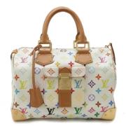 Pre-owned Plastic handbags Louis Vuitton Vintage , White , Dames