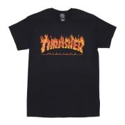 Zwarte Inferno Tee Korte Mouw T-shirt Thrasher , Black , Heren