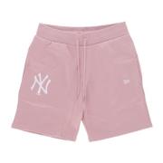 Yankees Baseball Shorts Rose/Wit New Era , Pink , Heren