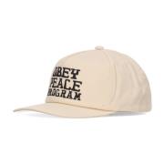 Gebogen Klep Snapback Pet Obey , Beige , Heren