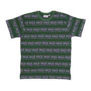 Palm Leaf Jacquard Tee Obey , Green , Heren