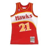 Dominique Wilkins NBA Swingman Jersey Mitchell & Ness , Red , Heren