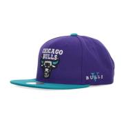 Chicago Bulls NBA Snapback Pet Mitchell & Ness , Purple , Heren