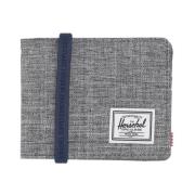 Unisex Raven Crosshatch Portemonnee Rfid Herschel , Gray , Heren