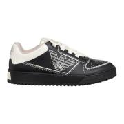 Multicolor Vetersluiting Sneakers Emporio Armani , Black , Heren