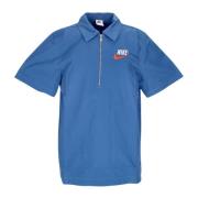 Blauwe Polo Sportkleding Overshirt Trend Nike , Blue , Heren