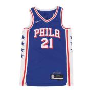 Basketbal Tanktop Icon 23 Embiid Nike , Blue , Heren