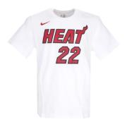 Jimmy Butler NBA Tee Miami Heat Nike , White , Heren