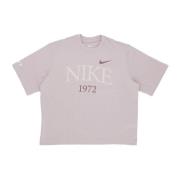 Klassieke Boxy Tee Violet Dames T-shirt Nike , Purple , Dames