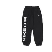 Fleece Trainingsbroek Air Oversized Jogger Nike , Black , Dames