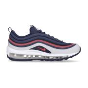 Midnight Navy/Track Red/obsidian Lage Schoen Nike , Multicolor , Heren