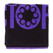 Originele Handdoek Zwart/paars Octopus Tentakels Octopus , Black , Uni...