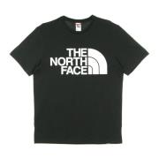 Zwarte Heren T-shirt Korte Mouw The North Face , Black , Heren