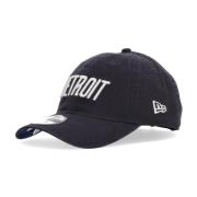 Detroit Tigers Gebogen Klep Pet New Era , Black , Unisex