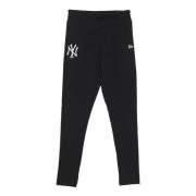 Yankees Baseball Leggings Zwart/Wit New Era , Black , Dames