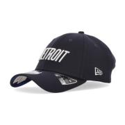 Detroit Tigers Gebogen Klep Pet MLB New Era , Black , Unisex