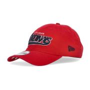 MLB Throwback Gebogen Klep Pet New Era , Red , Unisex