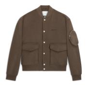 Byron Bomber Jacket Axel Arigato , Gray , Heren