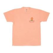 Kunst Bloem Pigment Tee Obey , Pink , Heren