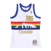 NBA Swingman Jersey Mutombo 55 Mitchell & Ness , White , Heren