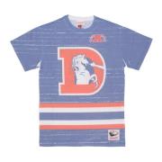 Denver Broncos NFL T-shirt Mitchell & Ness , Multicolor , Heren