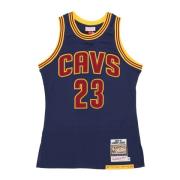 LeBron James Basketball Tank Top Mitchell & Ness , Blue , Heren