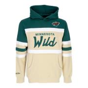 Minnesota Wild Hockey Team Hoodie Mitchell & Ness , Multicolor , Heren