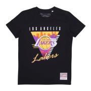 NBA Final Seconds Tee Zwart Mitchell & Ness , Black , Heren