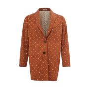 Bruine Katoenen Jas Mantel Lardini , Brown , Dames