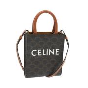 Pre-owned Leather celine-bags Celine Vintage , Black , Dames