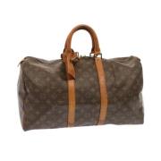 Pre-owned Canvas louis-vuitton-bags Louis Vuitton Vintage , Brown , Da...