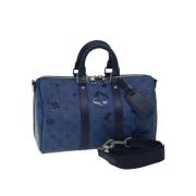 Pre-owned Canvas louis-vuitton-bags Louis Vuitton Vintage , Blue , Dam...