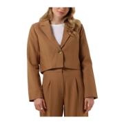 Bruine Enstefane Blazer 6797 Envii , Brown , Dames