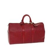 Pre-owned Leather louis-vuitton-bags Louis Vuitton Vintage , Red , Dam...