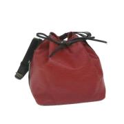 Pre-owned Leather louis-vuitton-bags Louis Vuitton Vintage , Red , Dam...