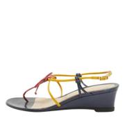 Pre-owned Leather sandals Fendi Vintage , Multicolor , Dames