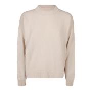 Trendy Sweater Selection Roberto Collina , Beige , Dames