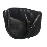 Pre-owned Leather shoulder-bags Louis Vuitton Vintage , Black , Dames