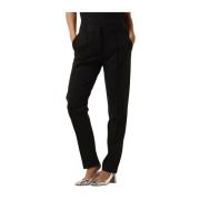 Flared Broek in Tijdloos Zwart Summum Woman , Black , Dames